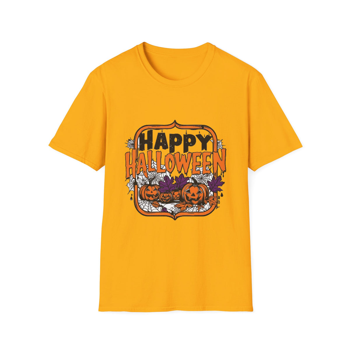Scary Pumpkin Vintage Halloween T-Shirt