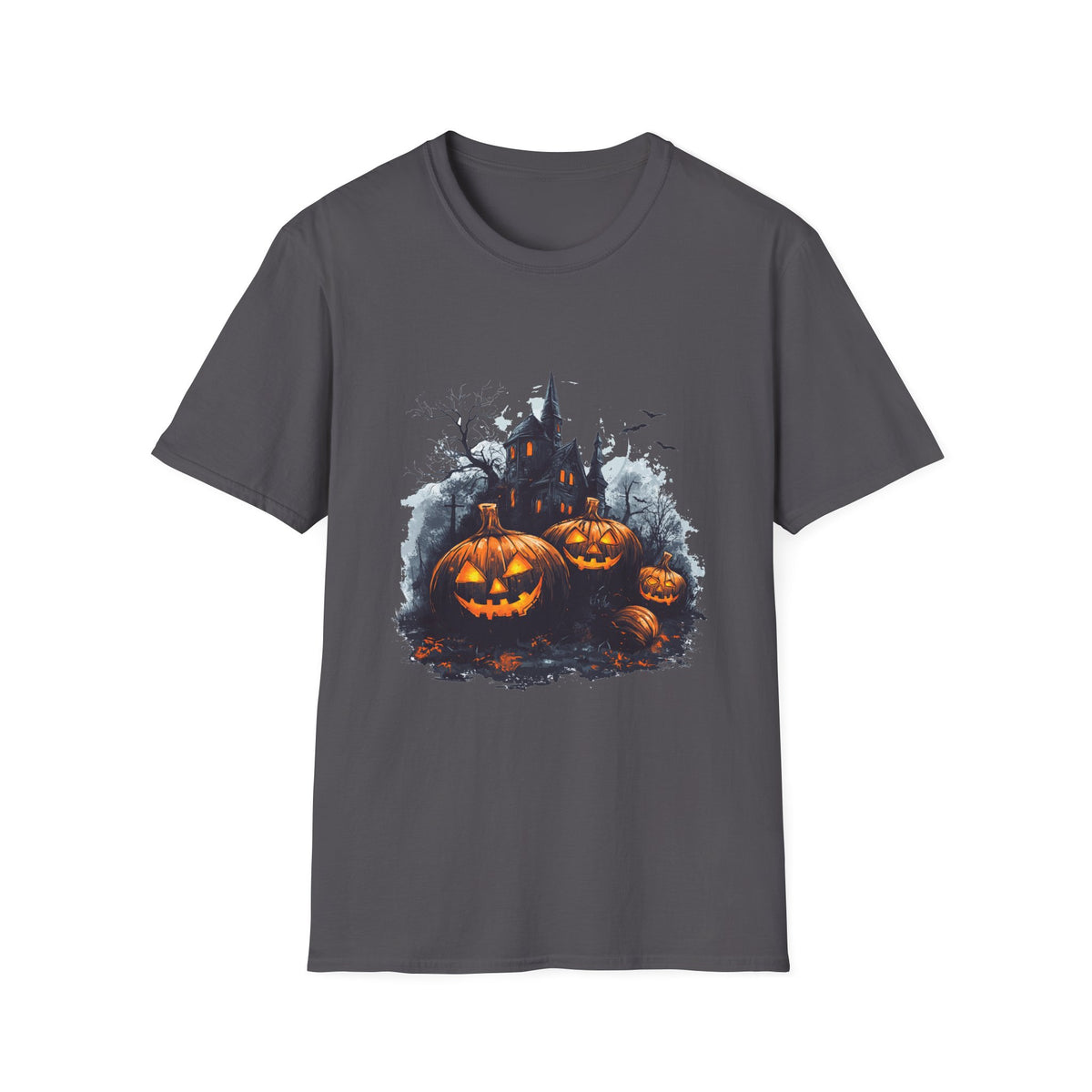 Scary Pumpkin Vintage Halloween T-Shirt