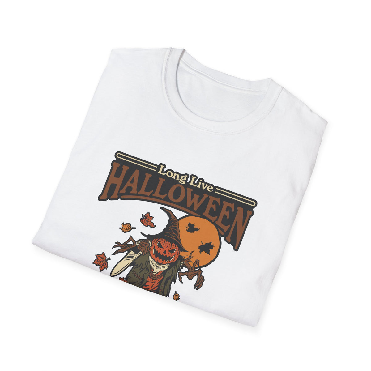 Scary Pumpkin Vintage Halloween T-Shirt