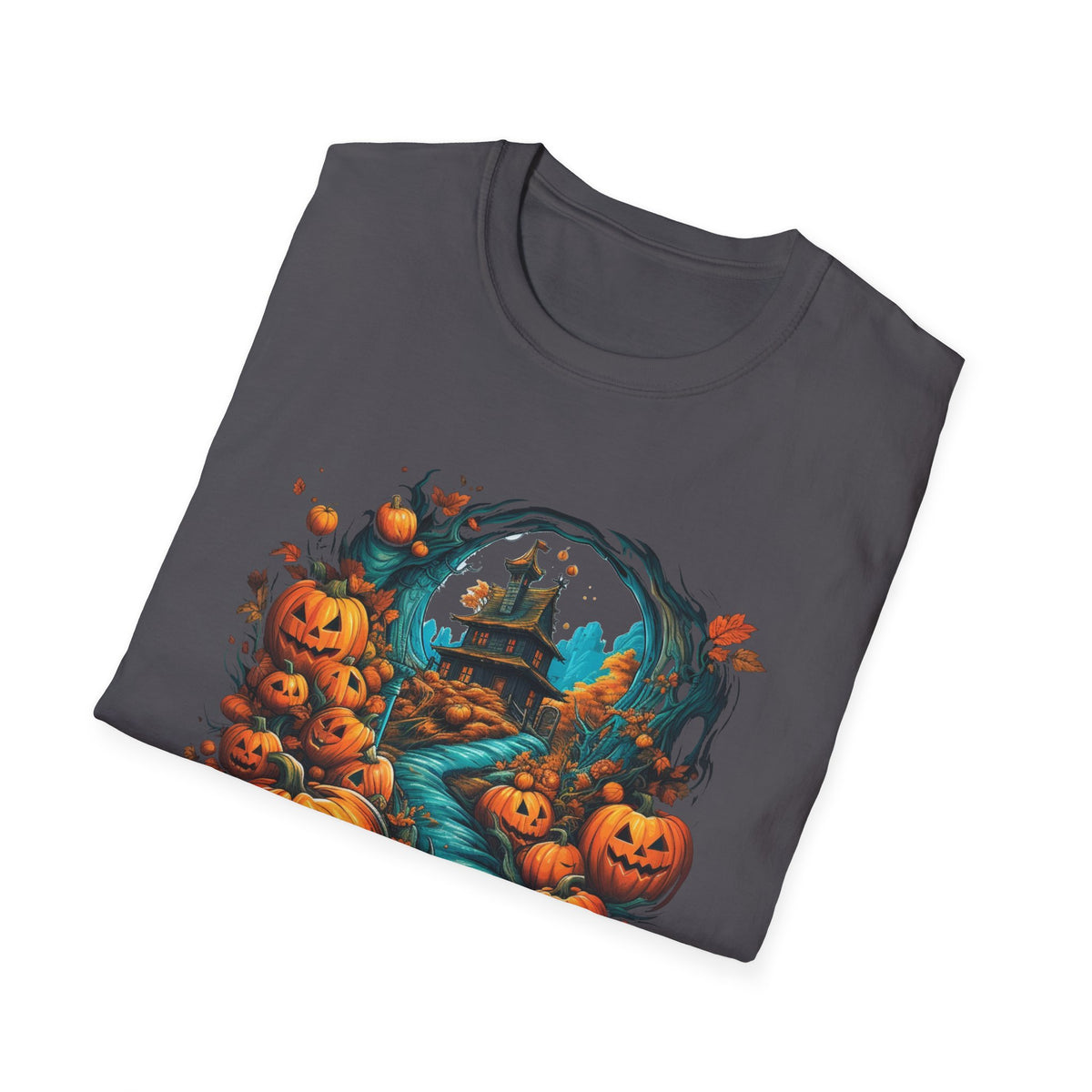 Scary Pumpkin Vintage Halloween T-Shirt
