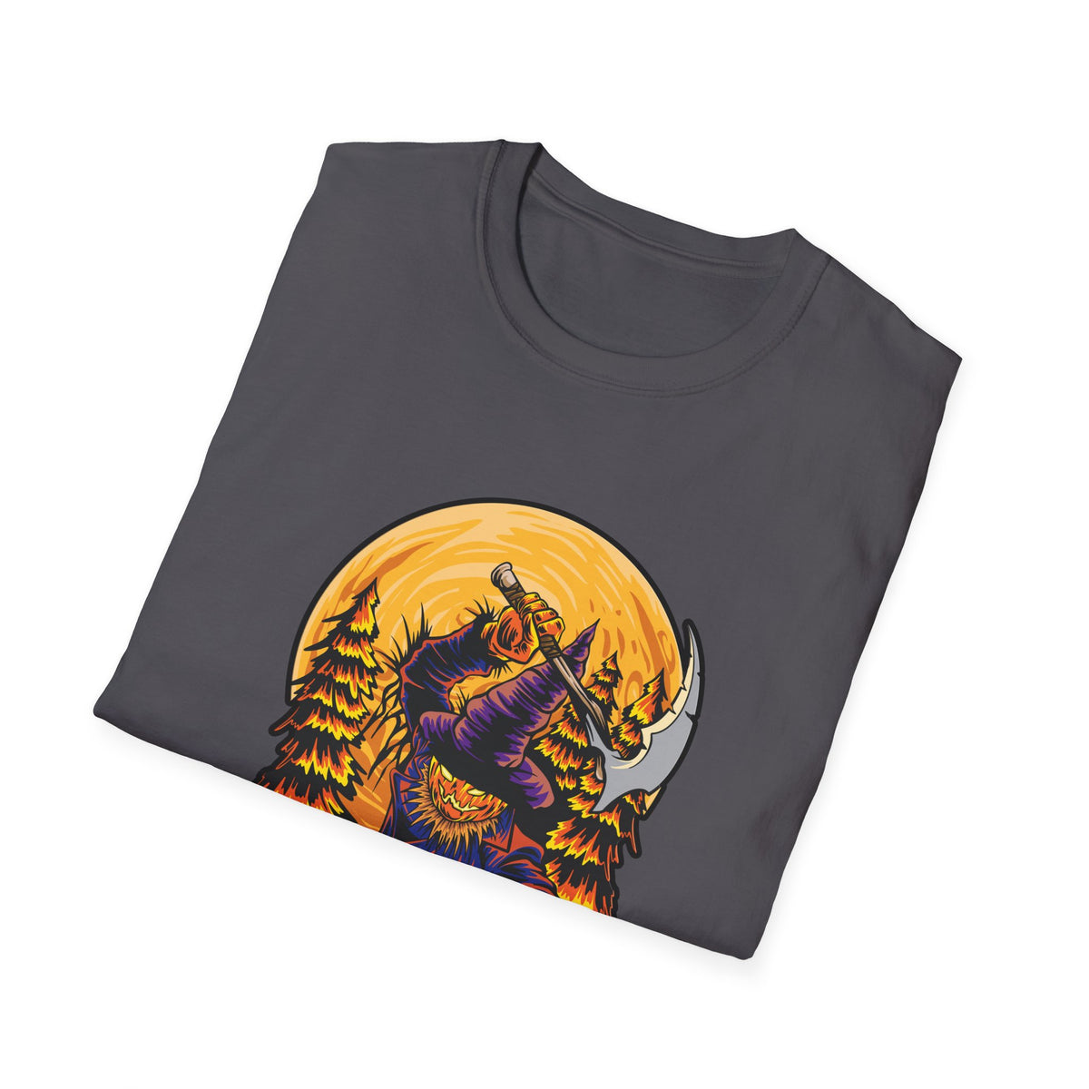 Scary Pumpkin Vintage Halloween T-Shirt