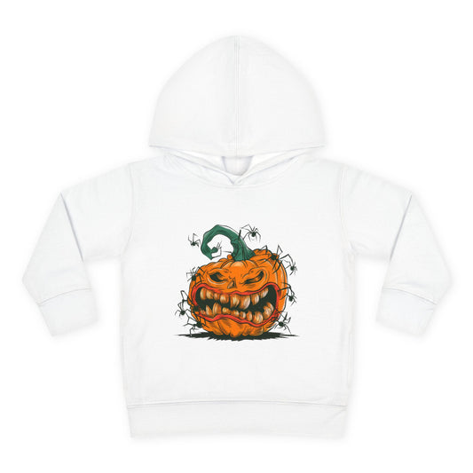 Scary Pumpkin Toddler Hoodie for Halloween