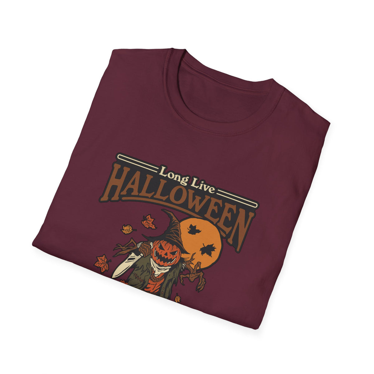 Scary Pumpkin Vintage Halloween T-Shirt