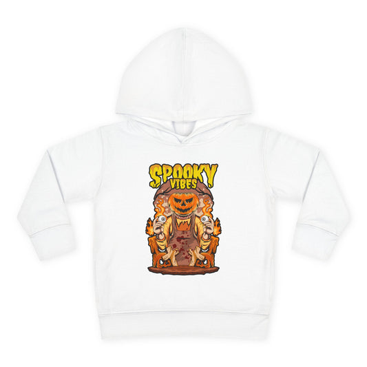 Spoonky Vibes Toddler Hoodie for Cute Halloween Celebrations