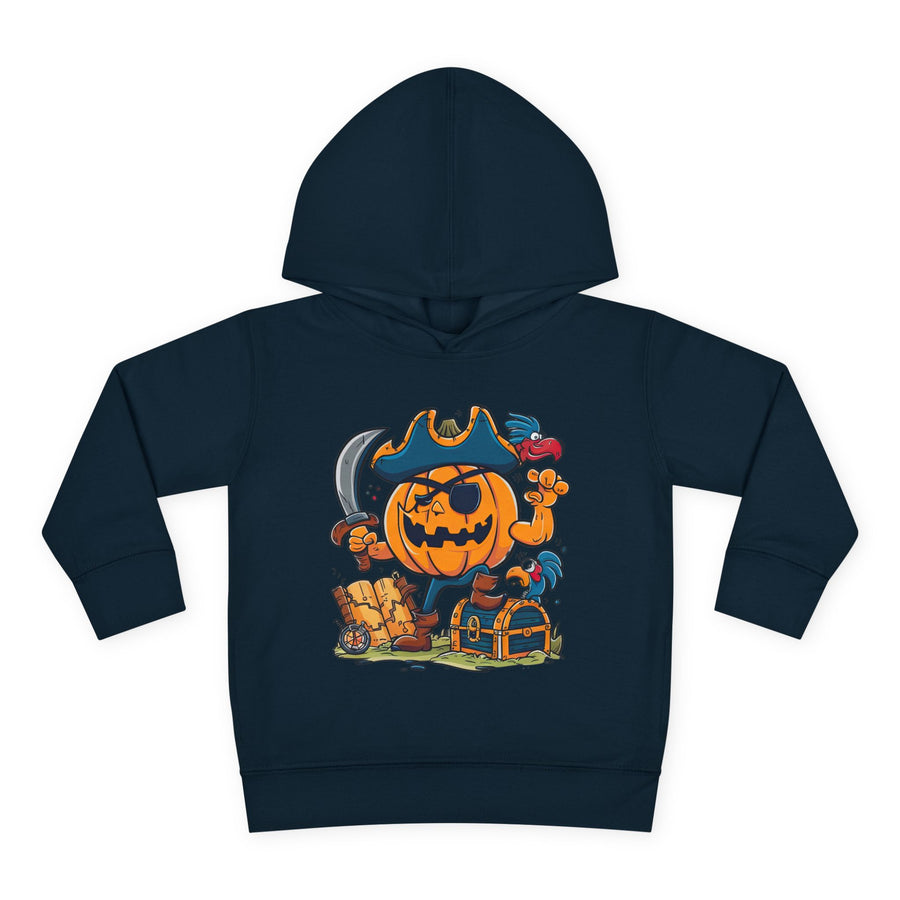 Cute Pirate Pumpkin Toddler Hoodie for Halloween
