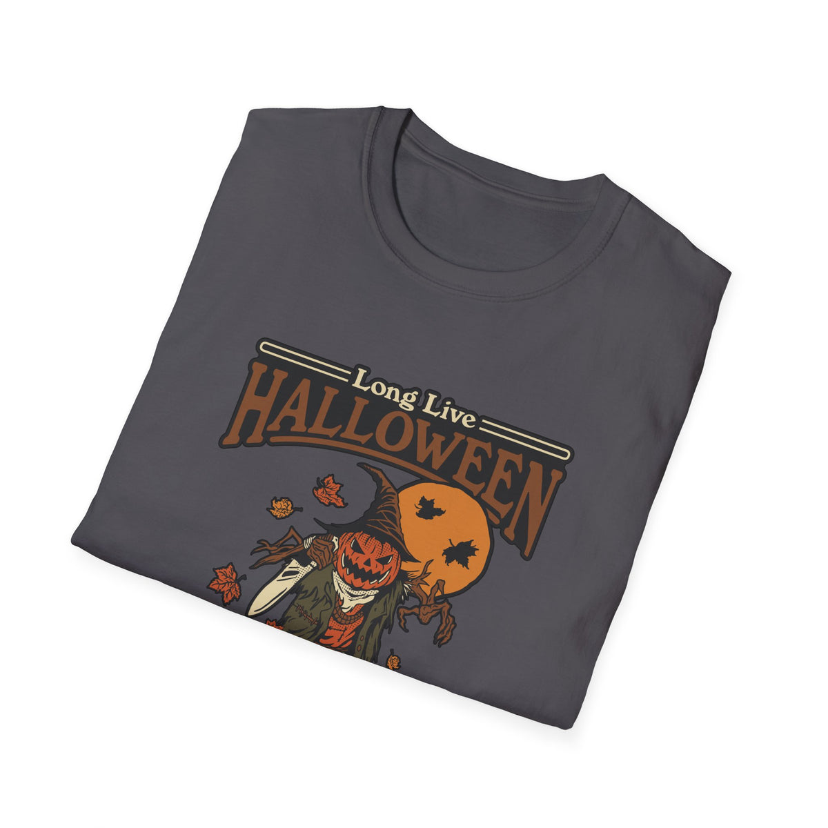 Scary Pumpkin Vintage Halloween T-Shirt
