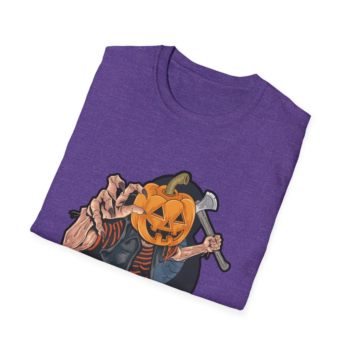 Scary Pumpkin Vintage Halloween T-Shirt