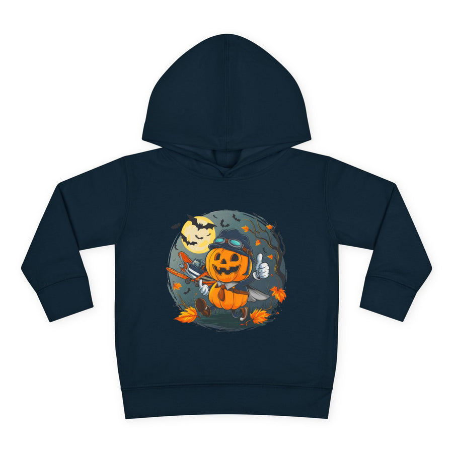 Funny Pumpkin Toddler Hoodie for Halloween
