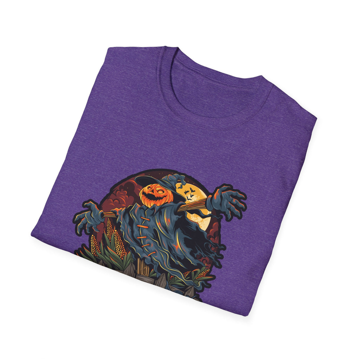 Scary Pumpkin Vintage Halloween T-Shirt