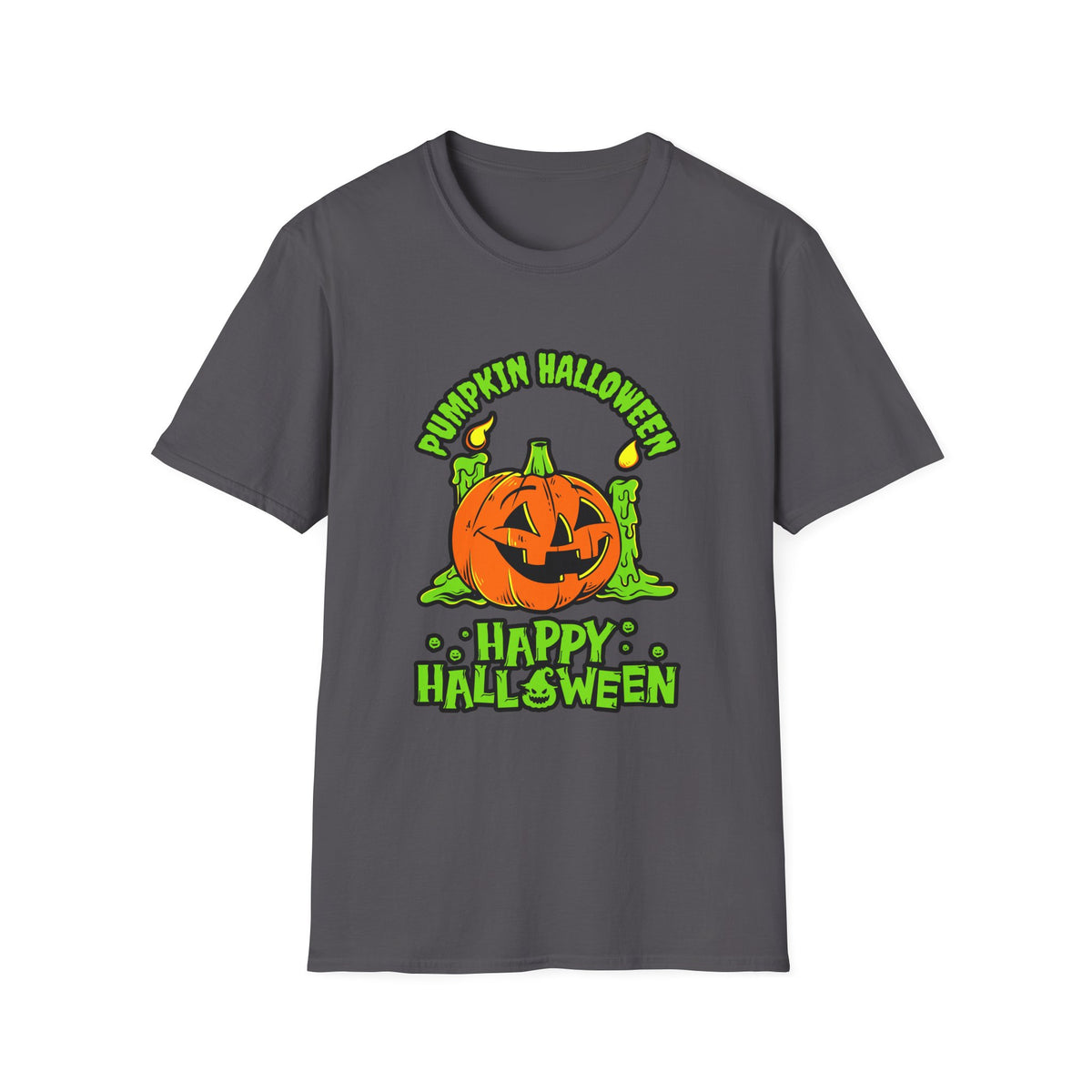 Scary Pumpkin Vintage Halloween T-Shirt