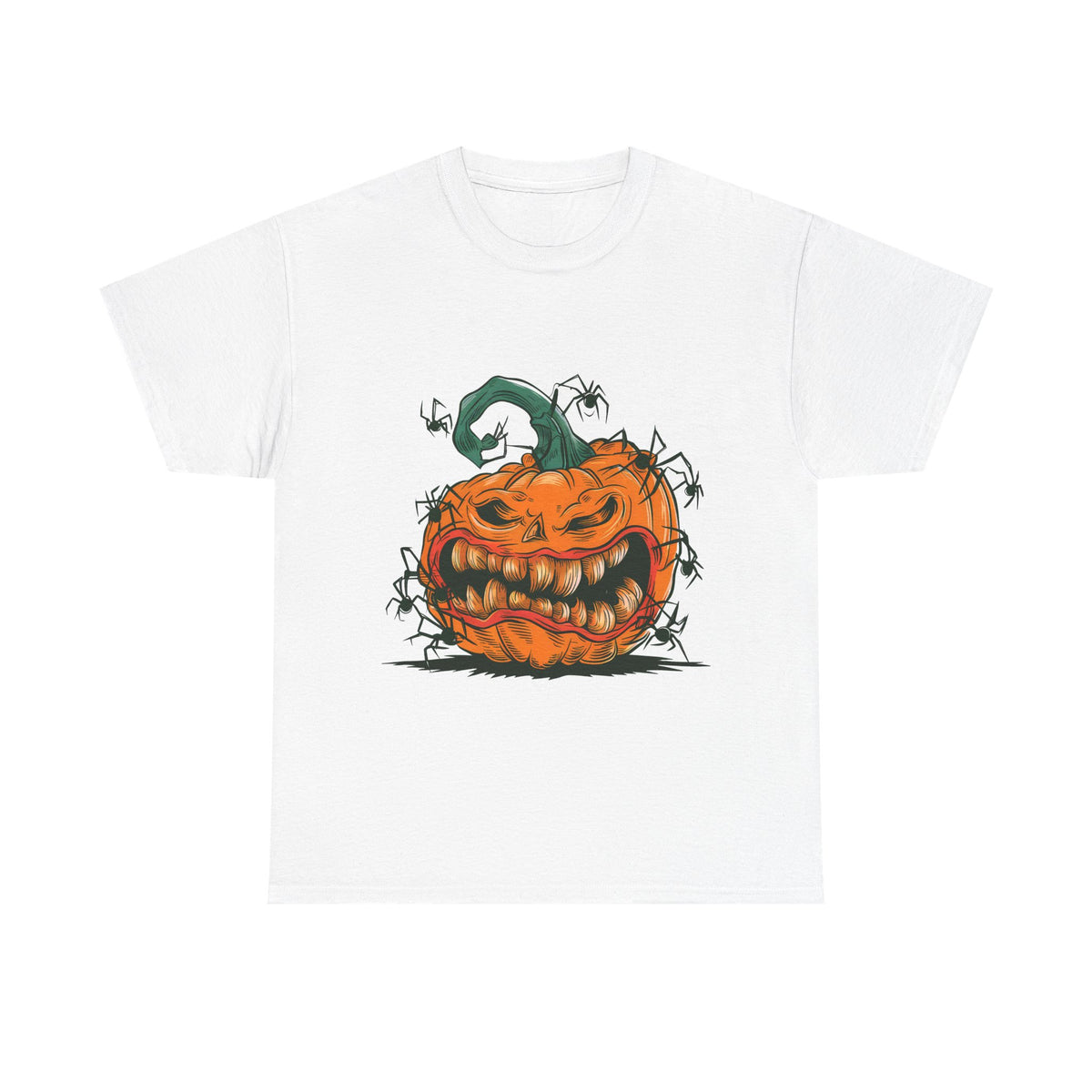 Scary Pumpkin T-Shirt - Vintage Halloween Design for Fall Celebrations