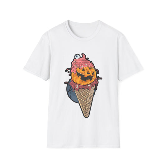 Scary Ice Cream Halloween T-Shirt