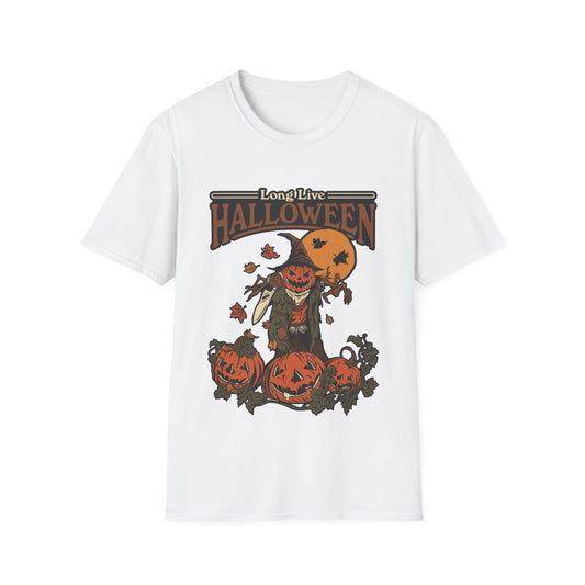T-Shirt featuring Scary Vintage Pumpkin for Halloween