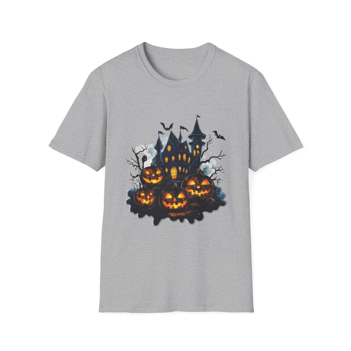 Scary Pumpkin Vintage Halloween T-Shirt