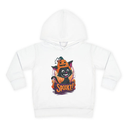 Cute Cat Pumpkin Halloween Toddler Hoodie