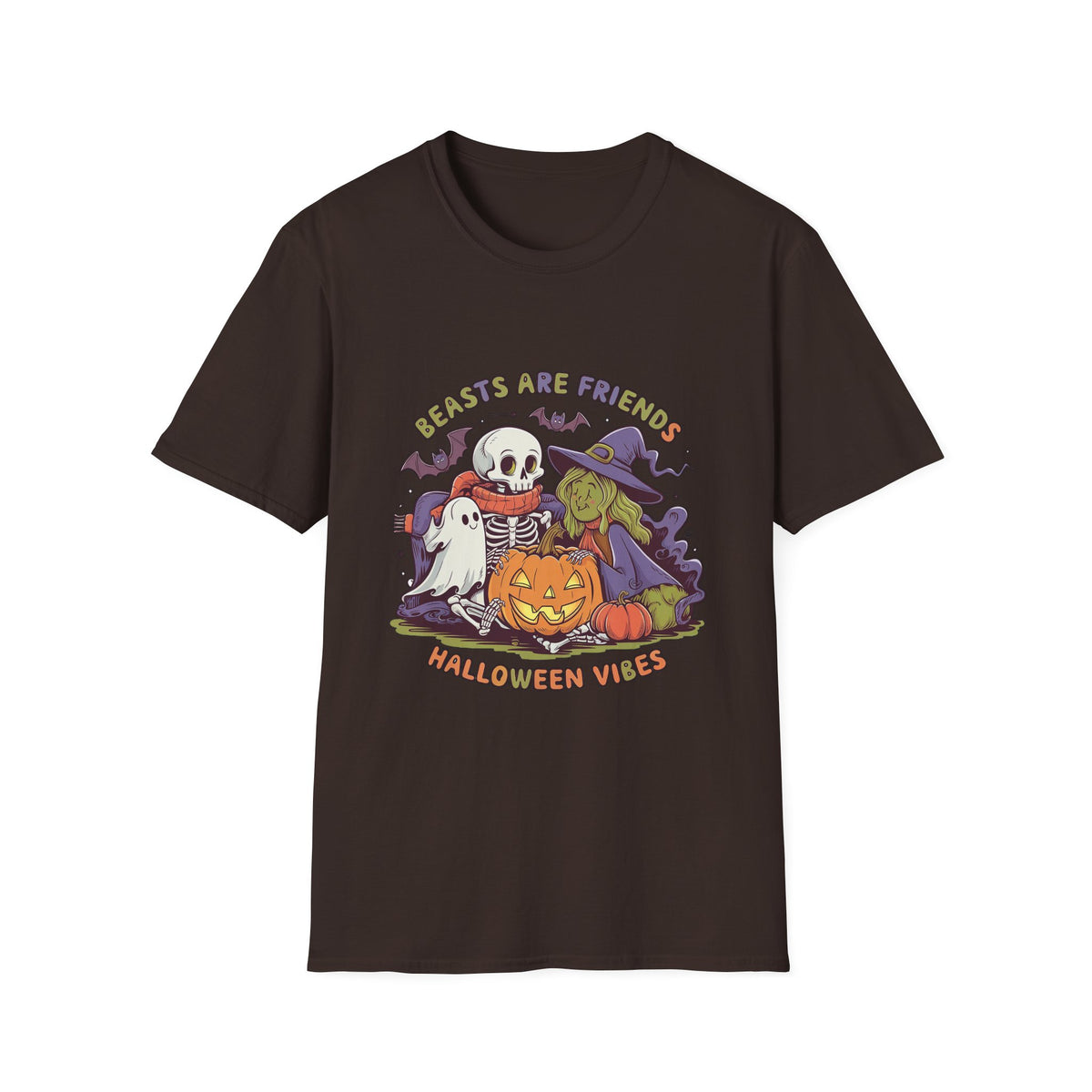 Bears Are Friends Vintage Halloween T-Shirt