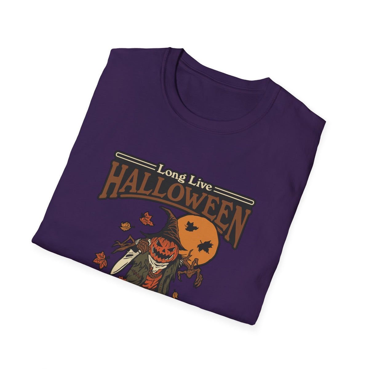 Scary Pumpkin Vintage Halloween T-Shirt