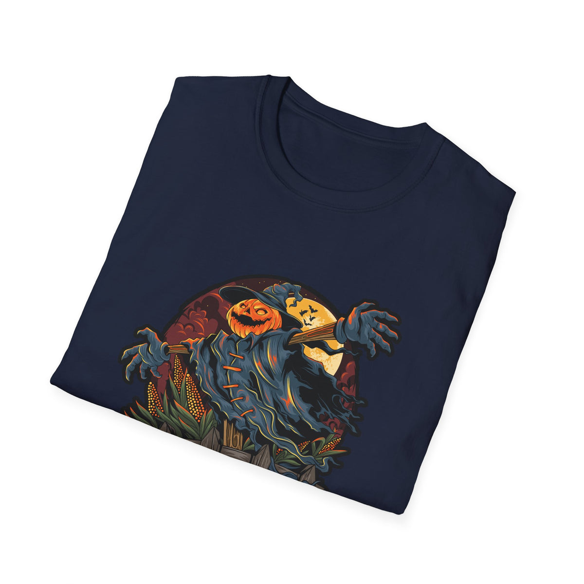 Scary Pumpkin Vintage Halloween T-Shirt