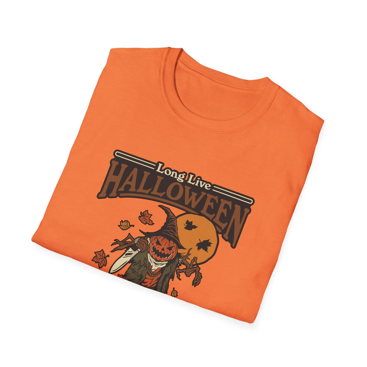 Scary Pumpkin Vintage Halloween T-Shirt