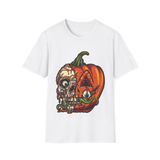 Graphic Scary Vintage Pumpkin Halloween T-Shirt