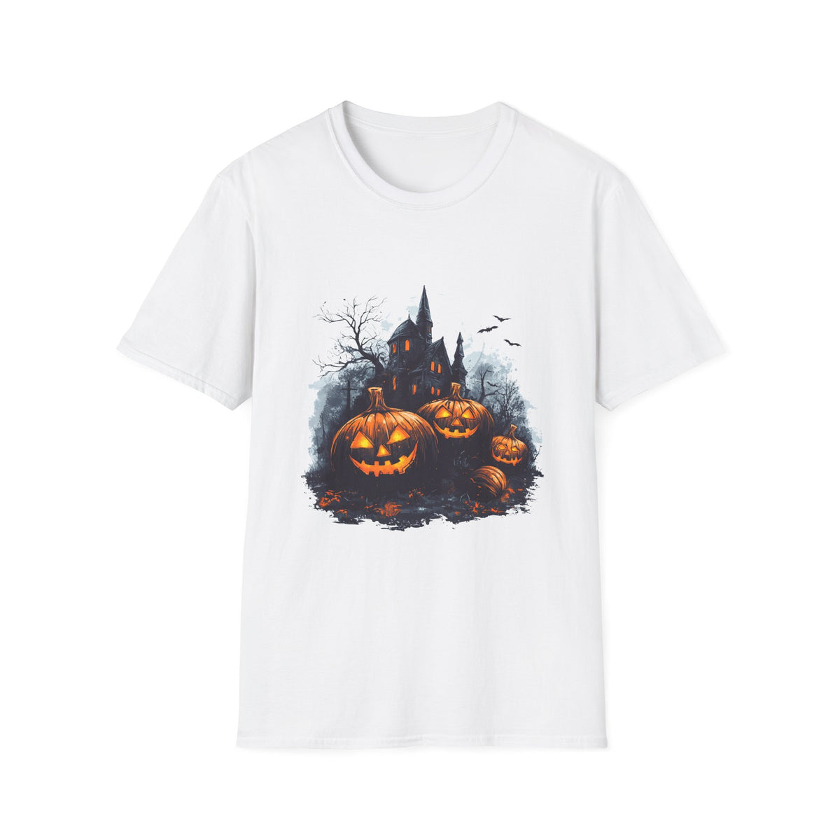 Scary Pumpkin Vintage Halloween T-Shirt