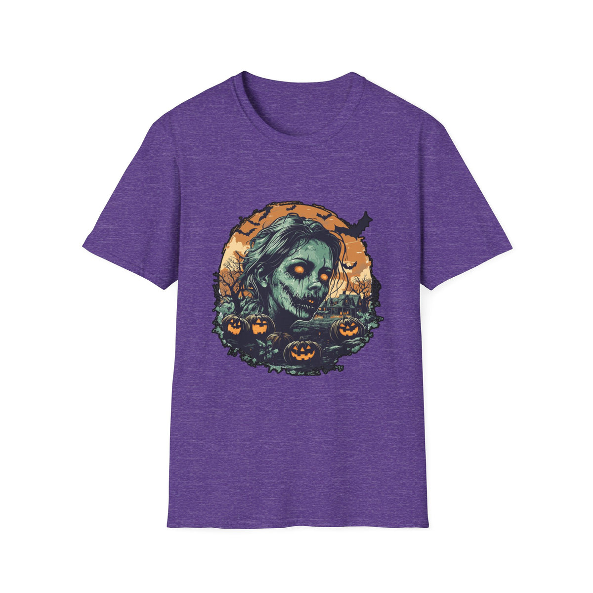 Scary Pumpkin Vintage Halloween T-Shirt
