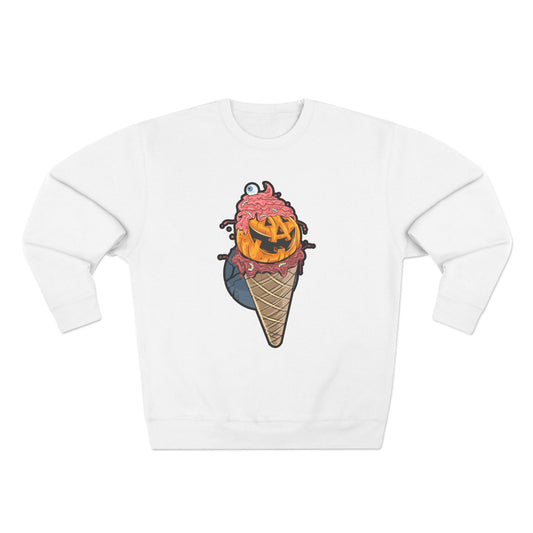 Scary Ice Cream Halloween Crewneck Sweatshirt