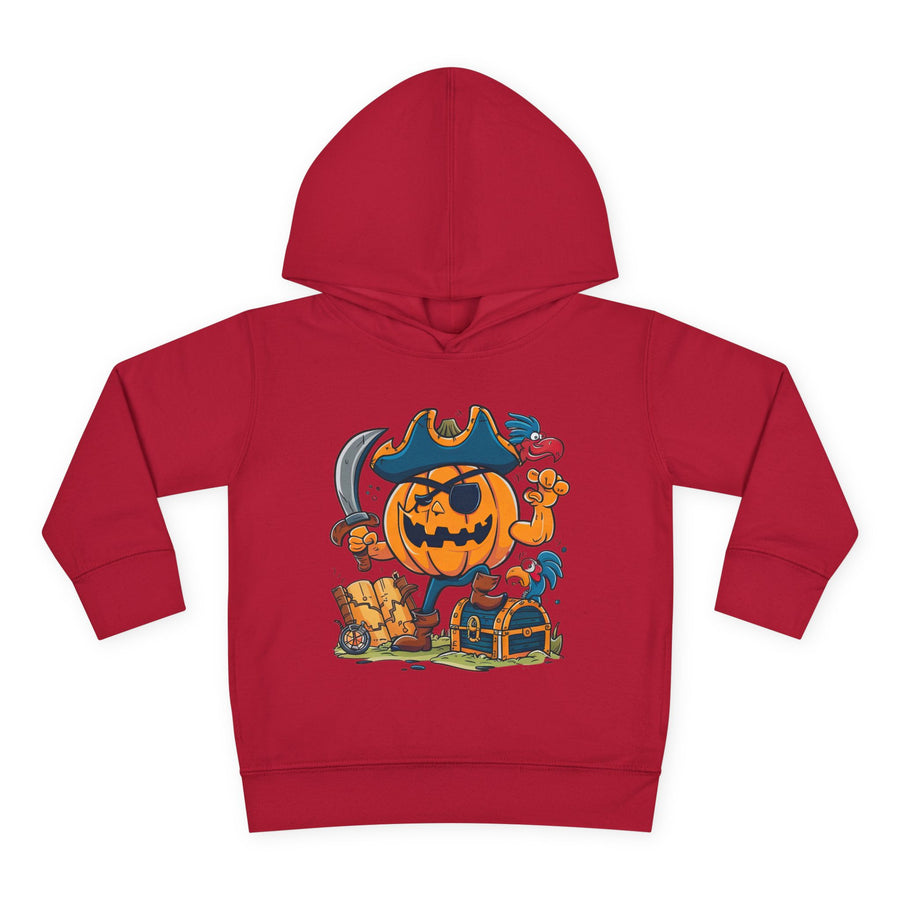 Cute Pirate Pumpkin Toddler Hoodie for Halloween
