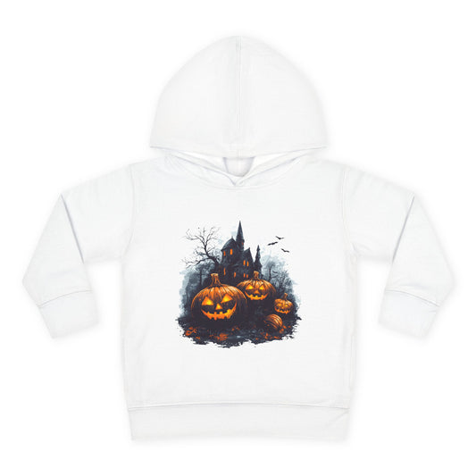 Cute Scary Pumpkin Toddler Hoodie for Halloween