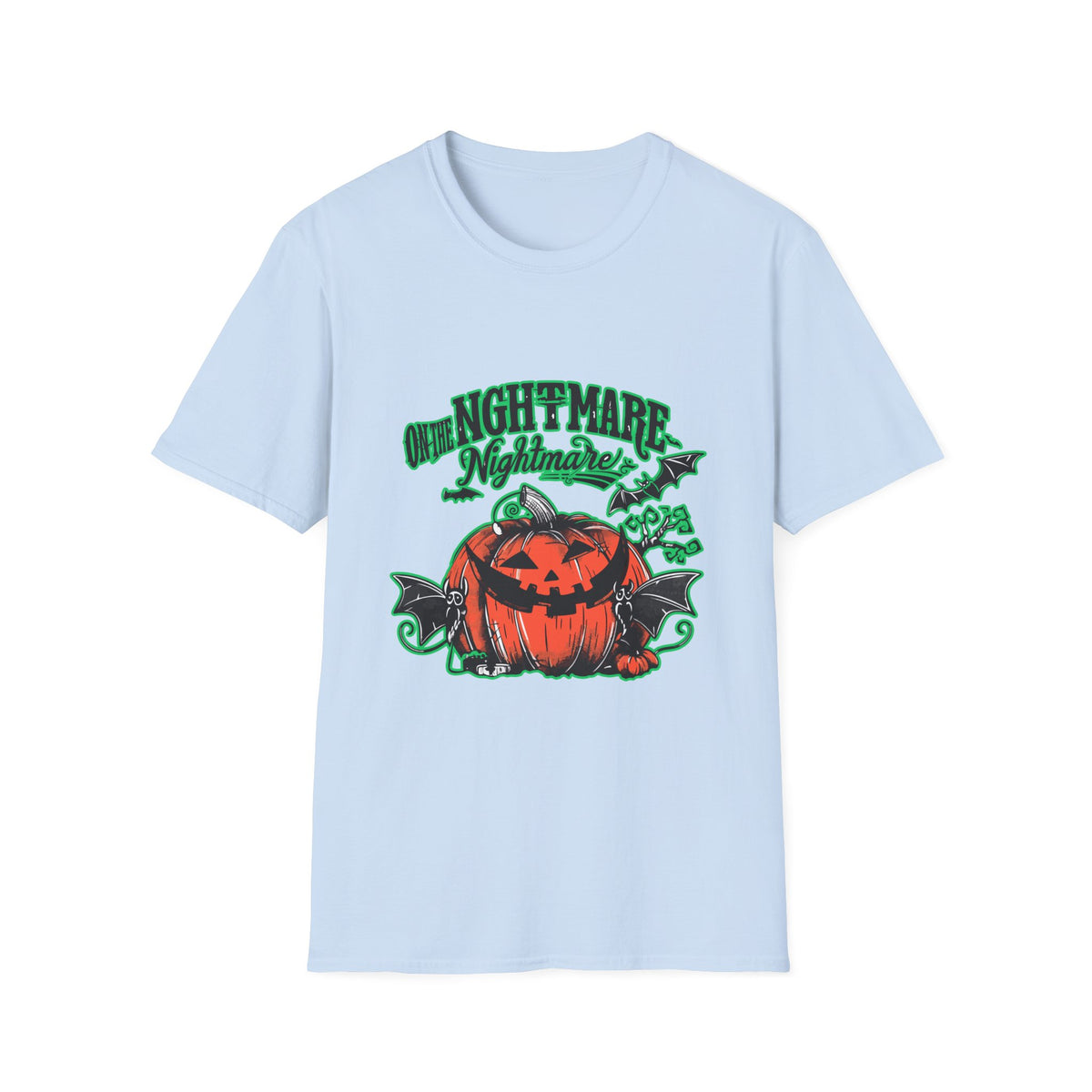 Scary Pumpkin Vintage Halloween T-Shirt