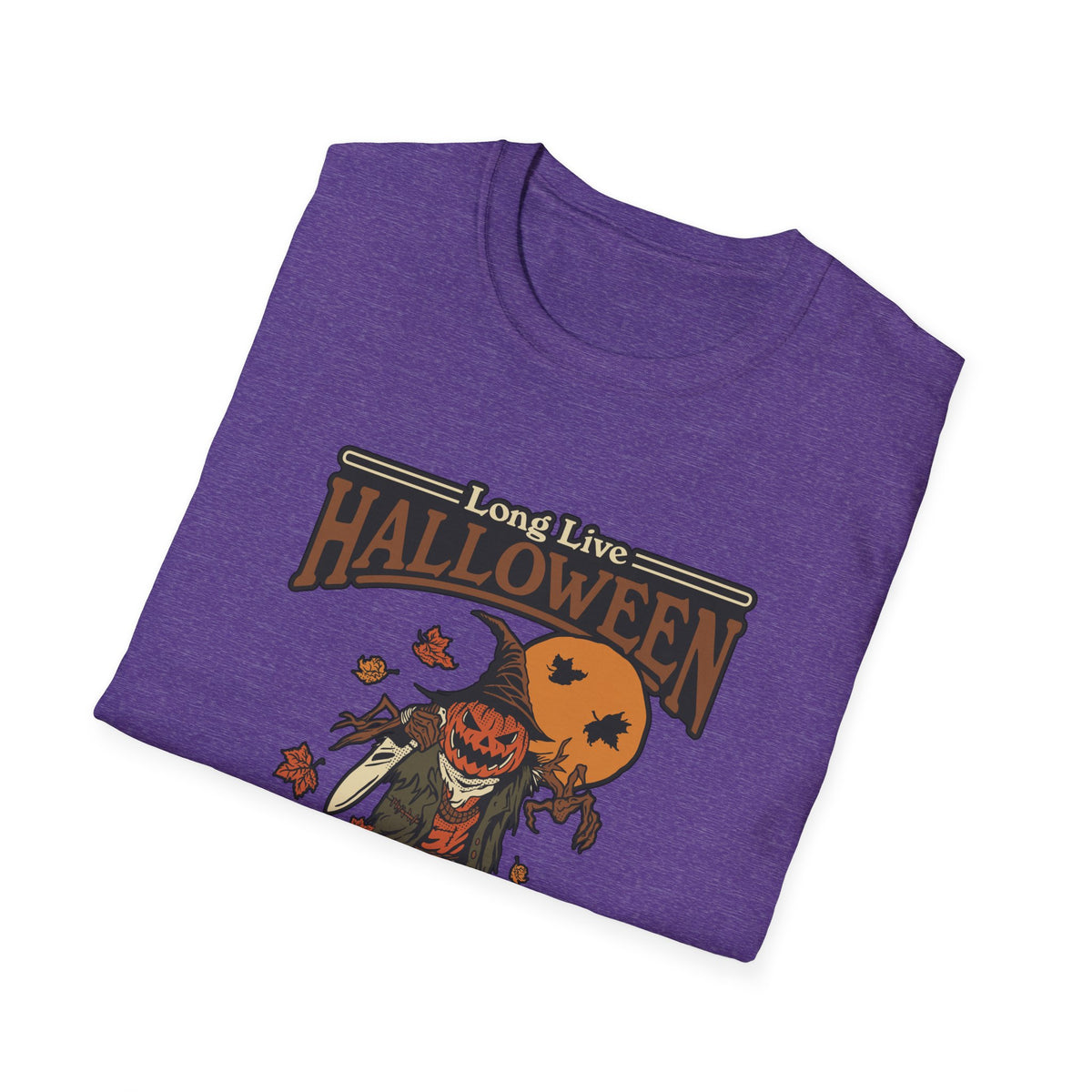 Scary Pumpkin Vintage Halloween T-Shirt