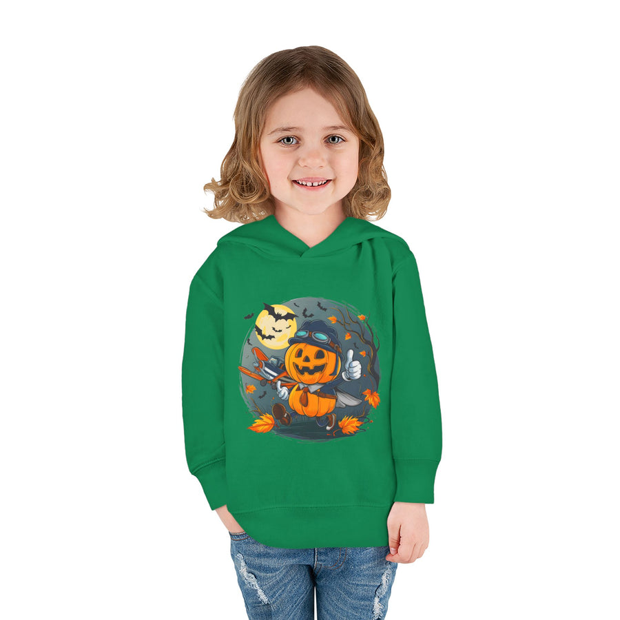 Funny Pumpkin Toddler Hoodie for Halloween