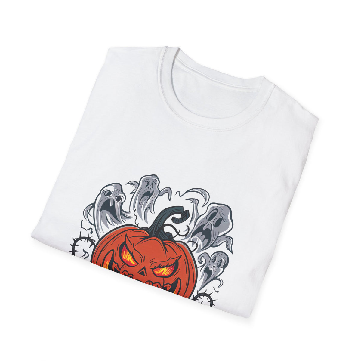 Scary Pumpkin Halloween T-Shirt