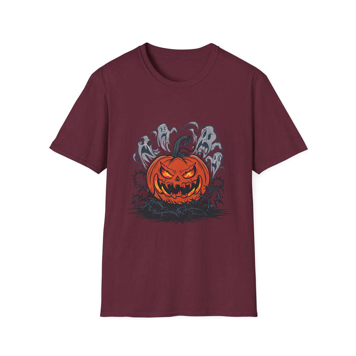 Scary Pumpkin Halloween T-Shirt