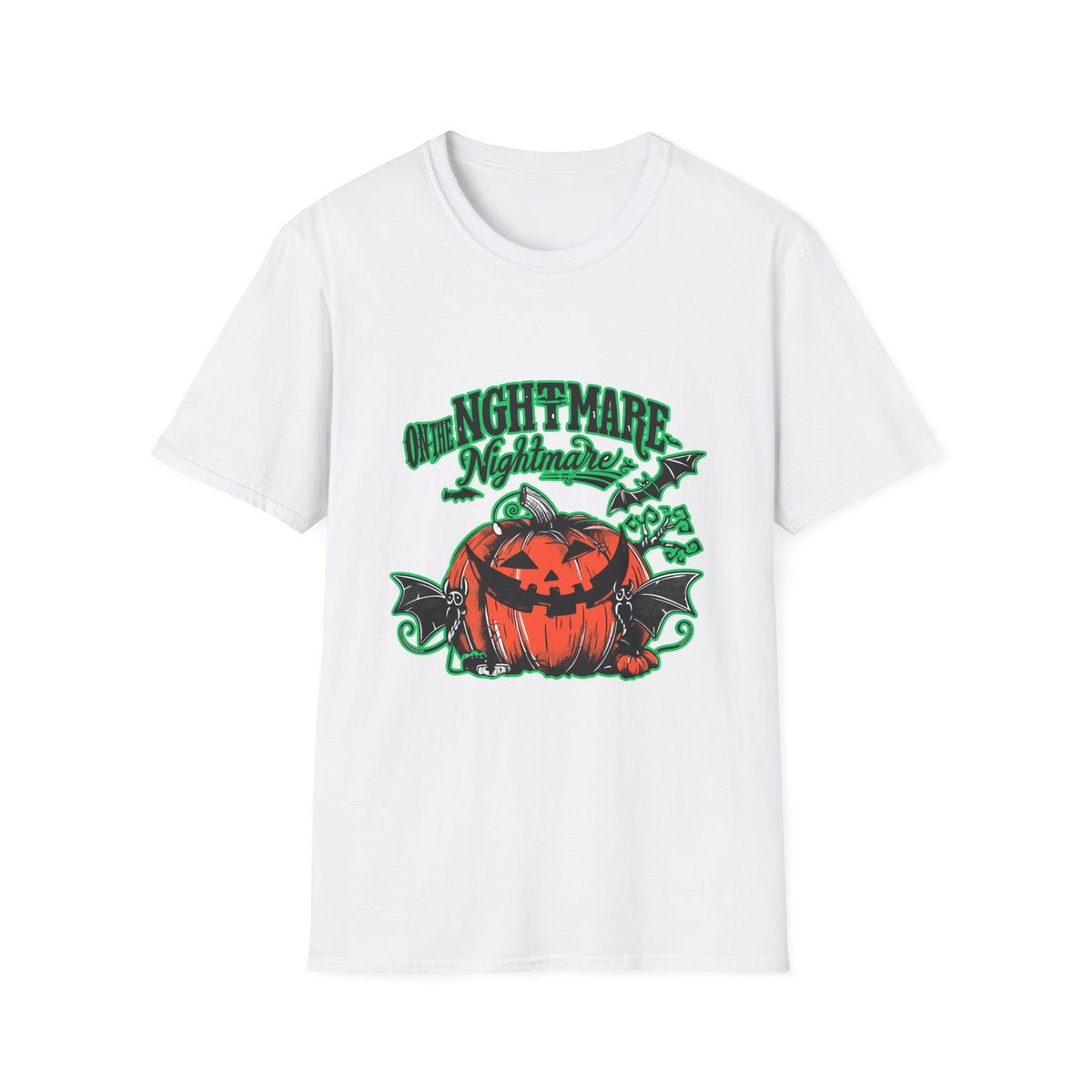 Scary Pumpkin Vintage Halloween T-Shirt