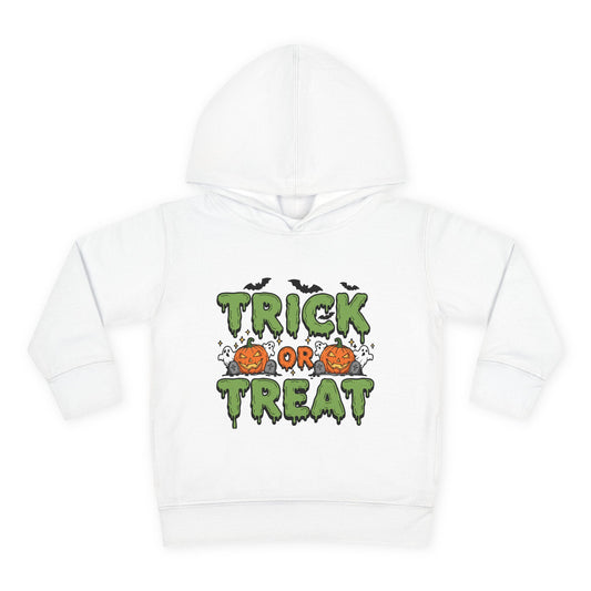 Cute Trick or Treat Toddler Hoodie for Halloween