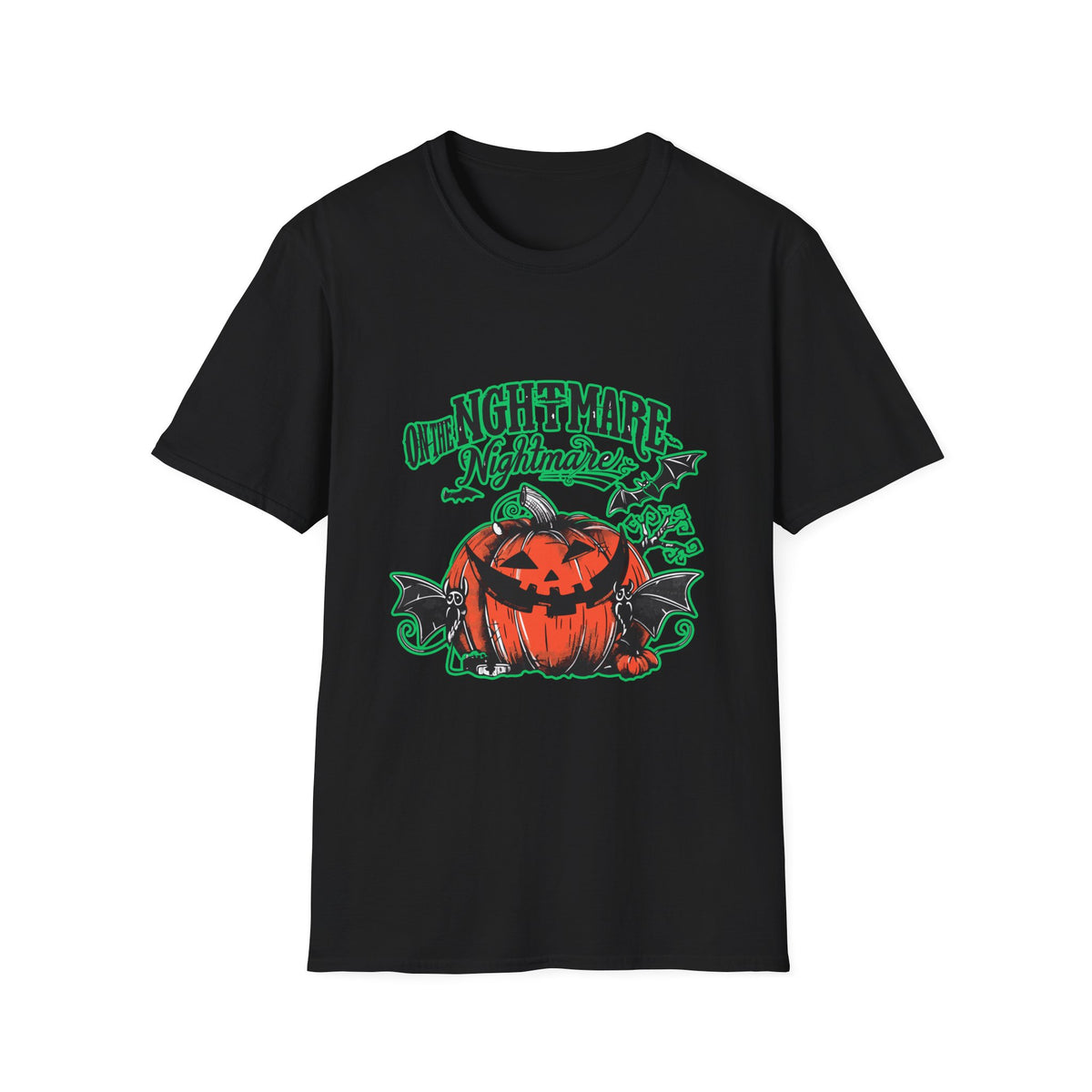 Scary Pumpkin Vintage Halloween T-Shirt