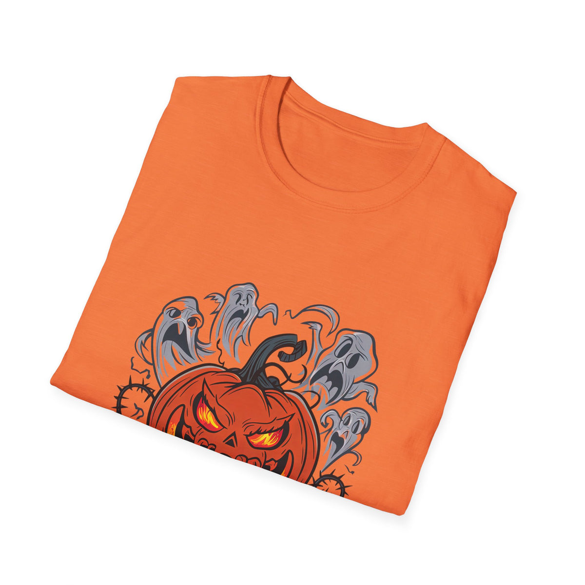 Scary Pumpkin Halloween T-Shirt