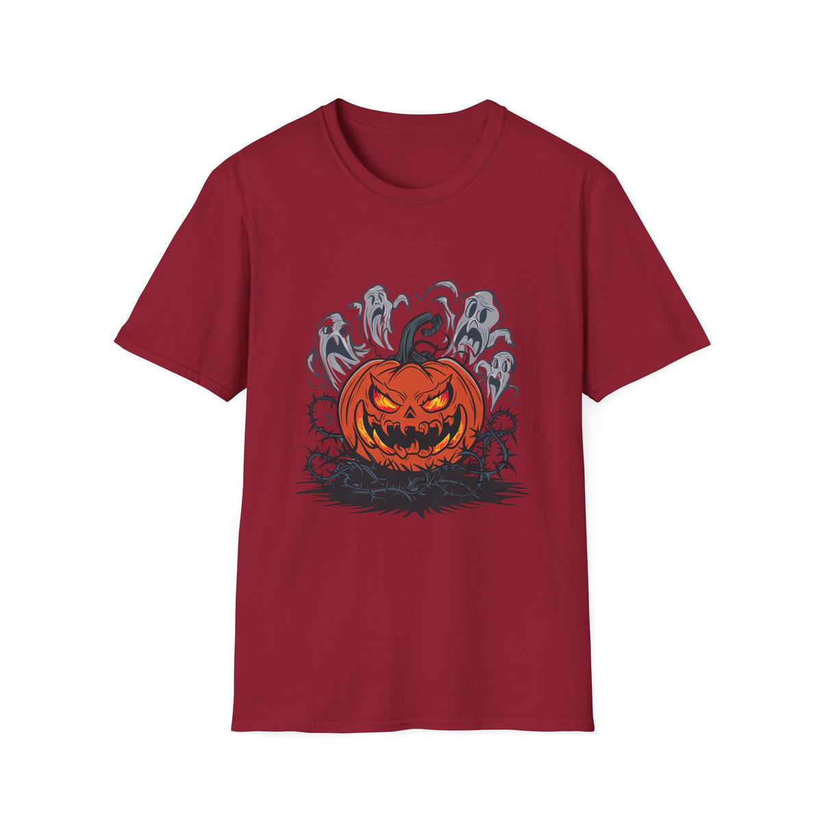 Scary Pumpkin Halloween T-Shirt