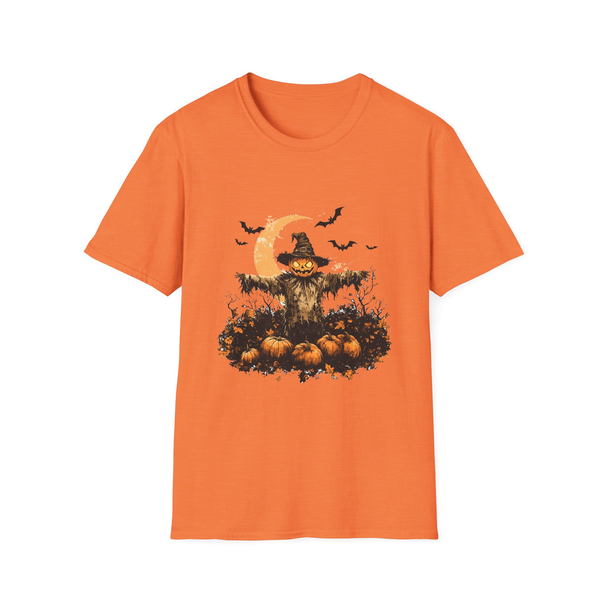 Scary Pumpkin Vintage Halloween T-Shirt