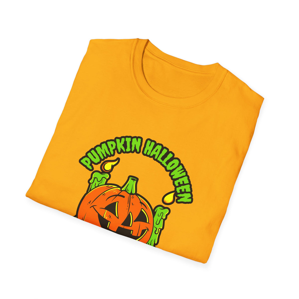 Scary Pumpkin Vintage Halloween T-Shirt