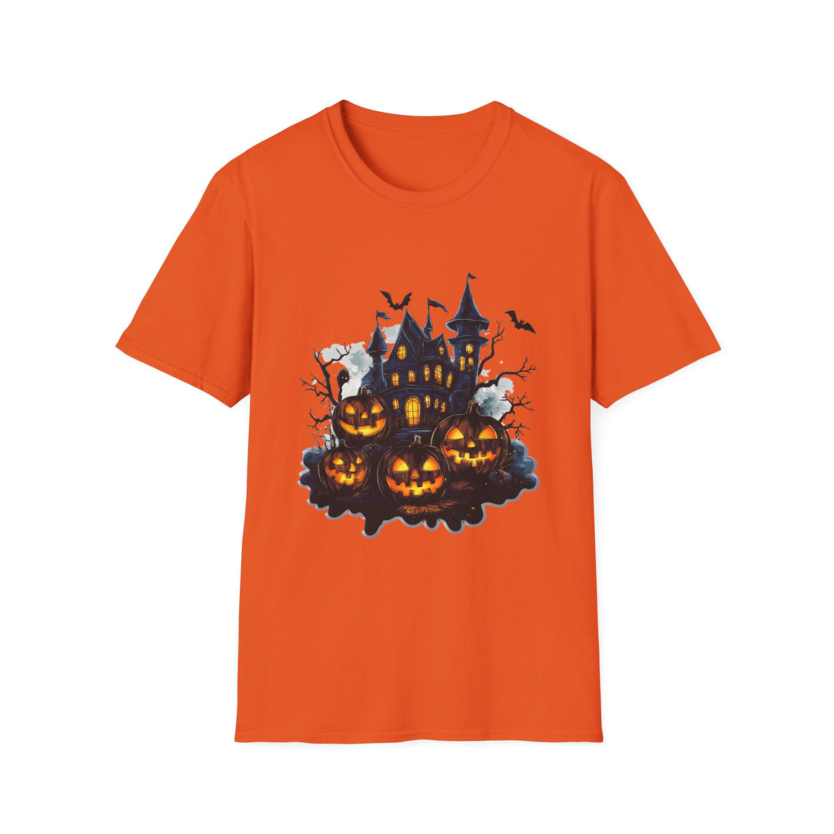 Scary Pumpkin Vintage Halloween T-Shirt