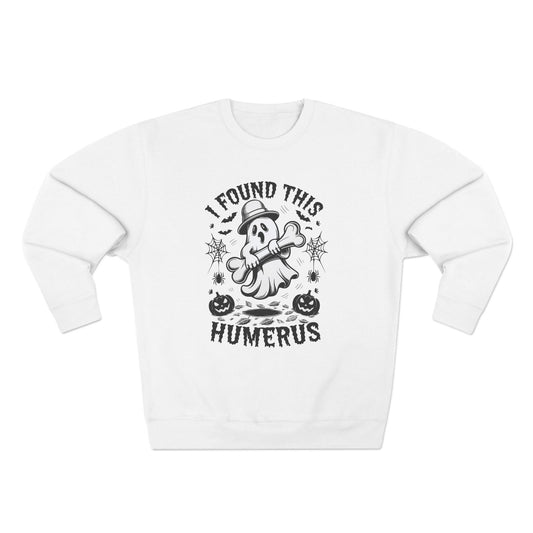 I Found This Humerus Halloween Crewneck Sweatshirt