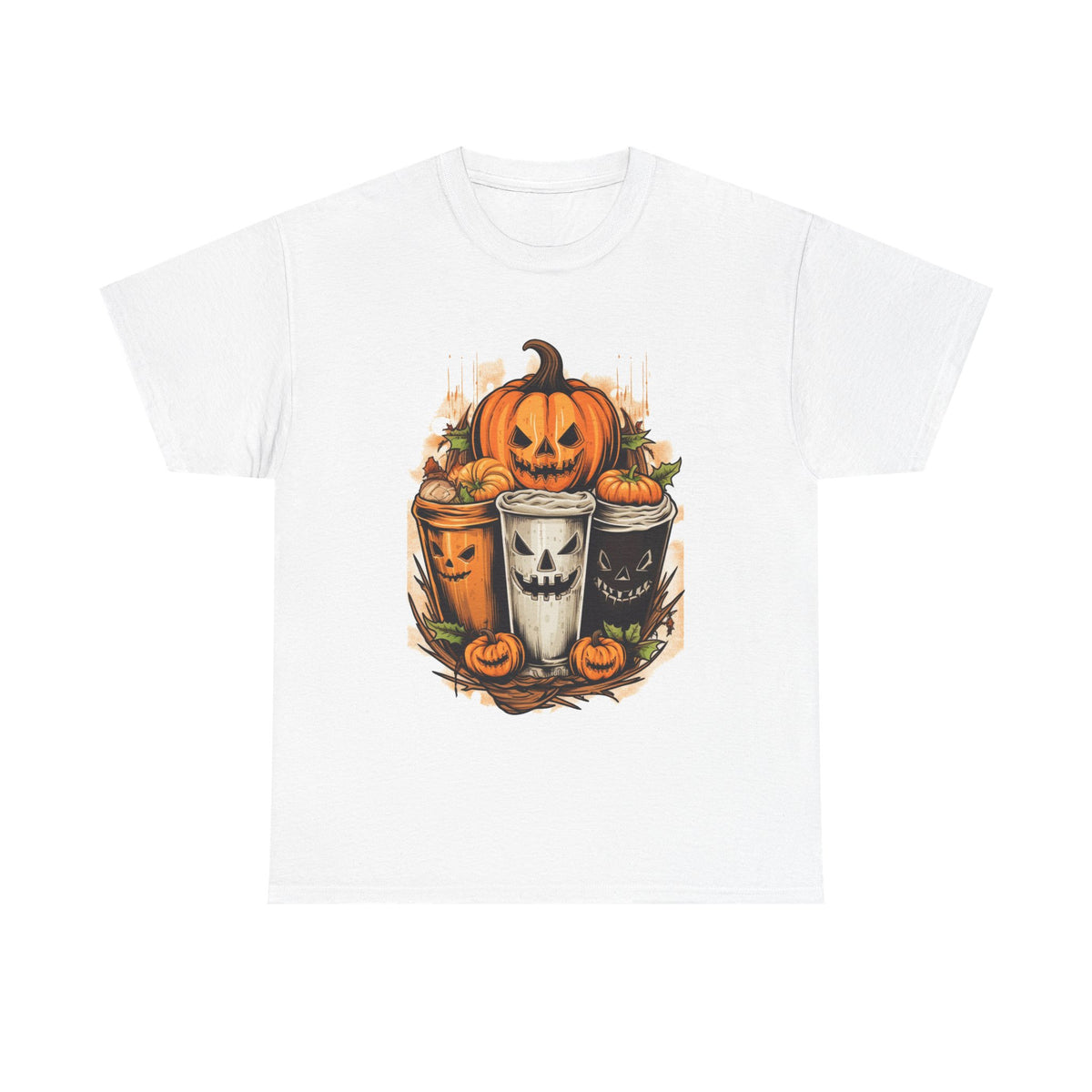 Scary Pumpkin Unisex T-Shirt for Halloween