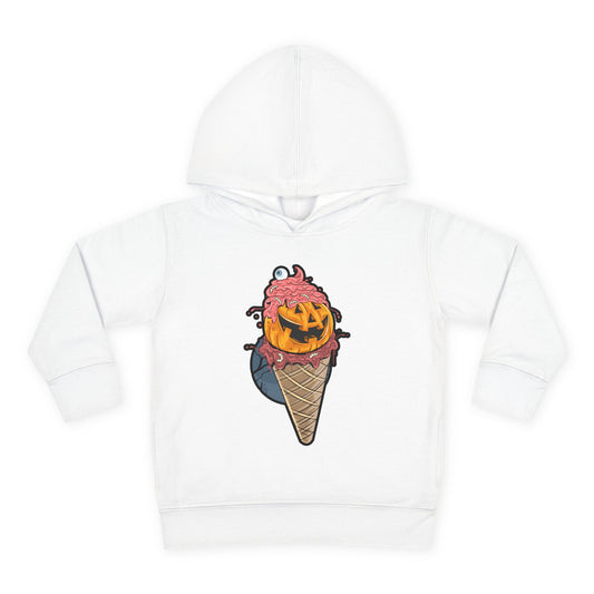 Scary Ice Cream Toddler Hoodie for Halloween Fun