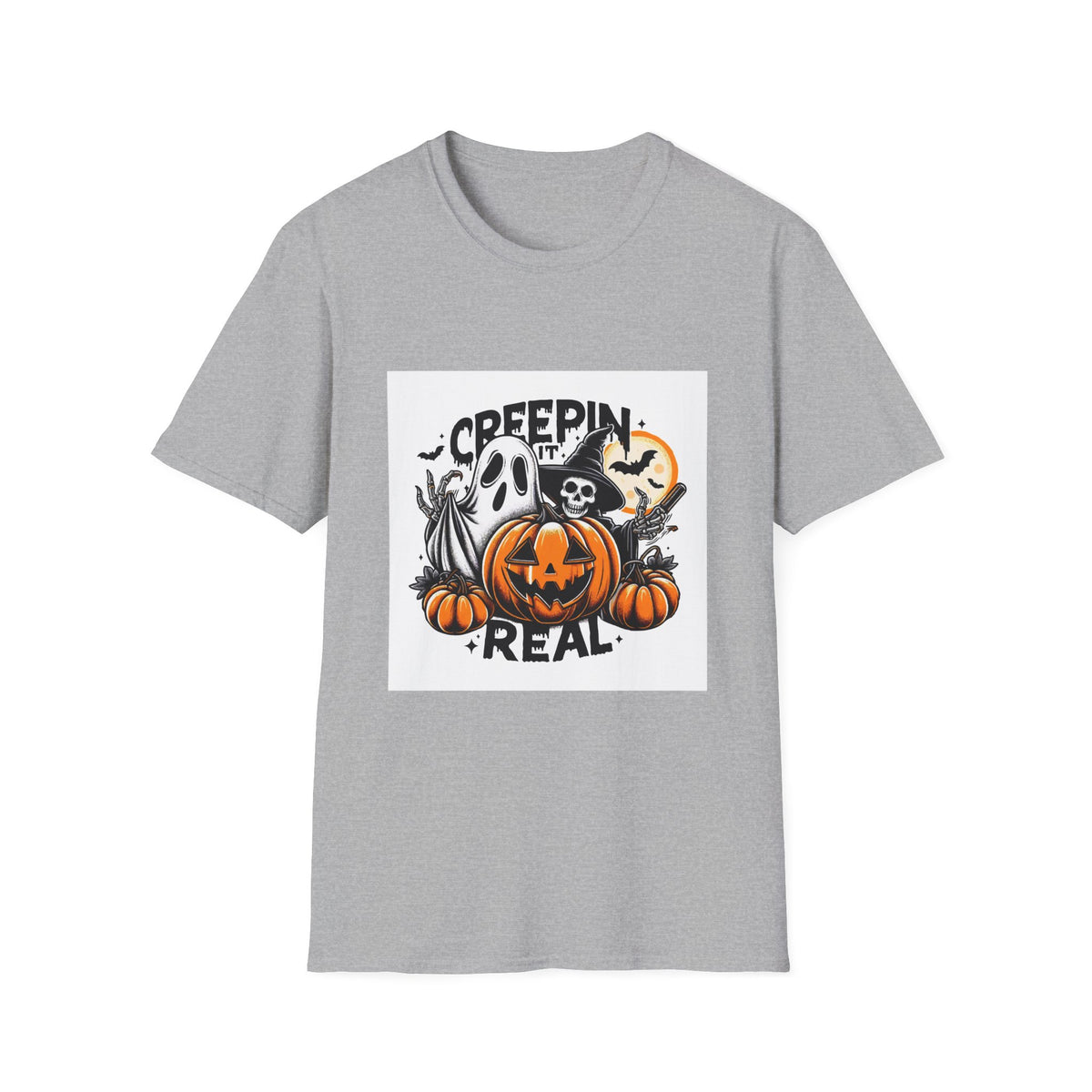 Scary Pumpkin Vintage Halloween T-Shirt