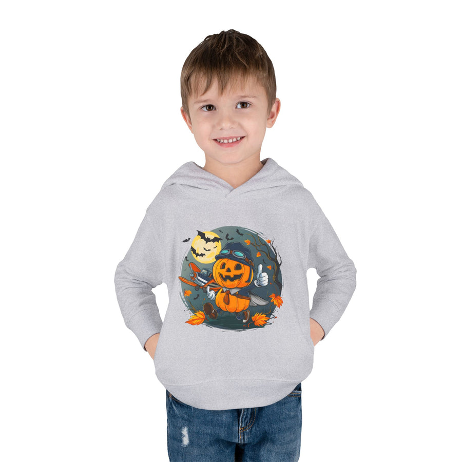 Funny Pumpkin Toddler Hoodie for Halloween