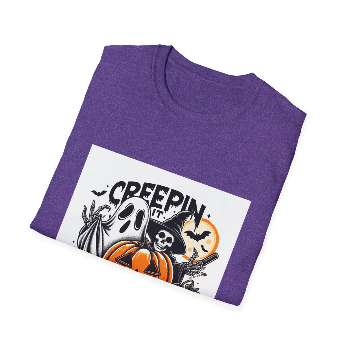 Scary Pumpkin Vintage Halloween T-Shirt