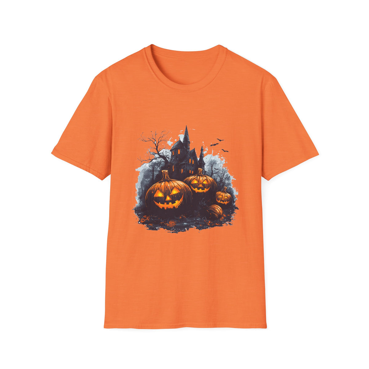 Scary Pumpkin Vintage Halloween T-Shirt