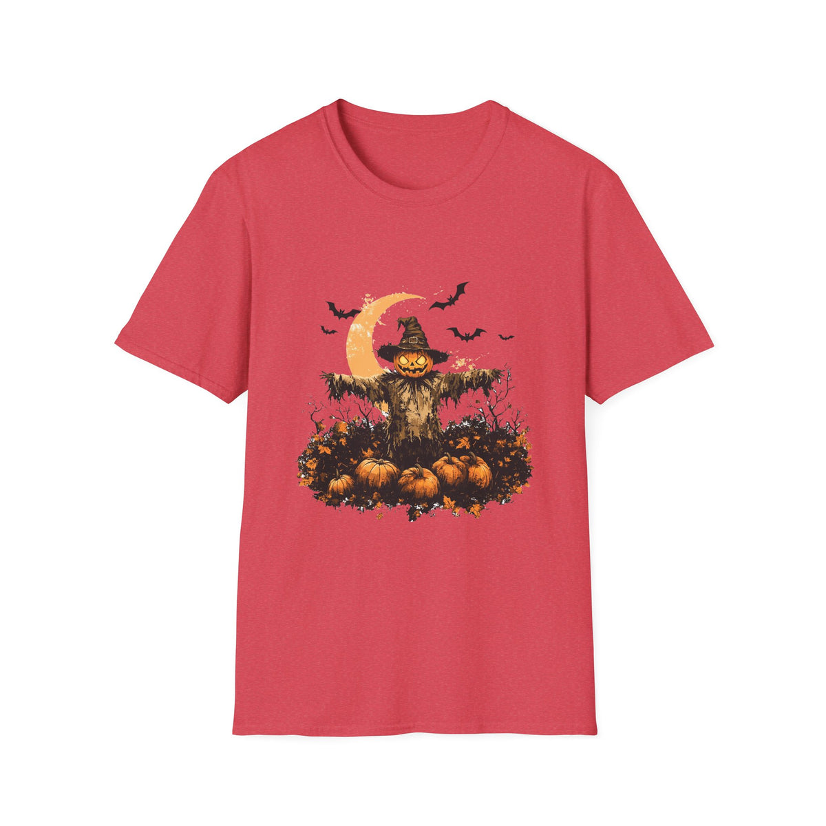 Scary Pumpkin Vintage Halloween T-Shirt